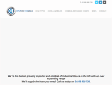 Tablet Screenshot of centuryhose-ltd.com
